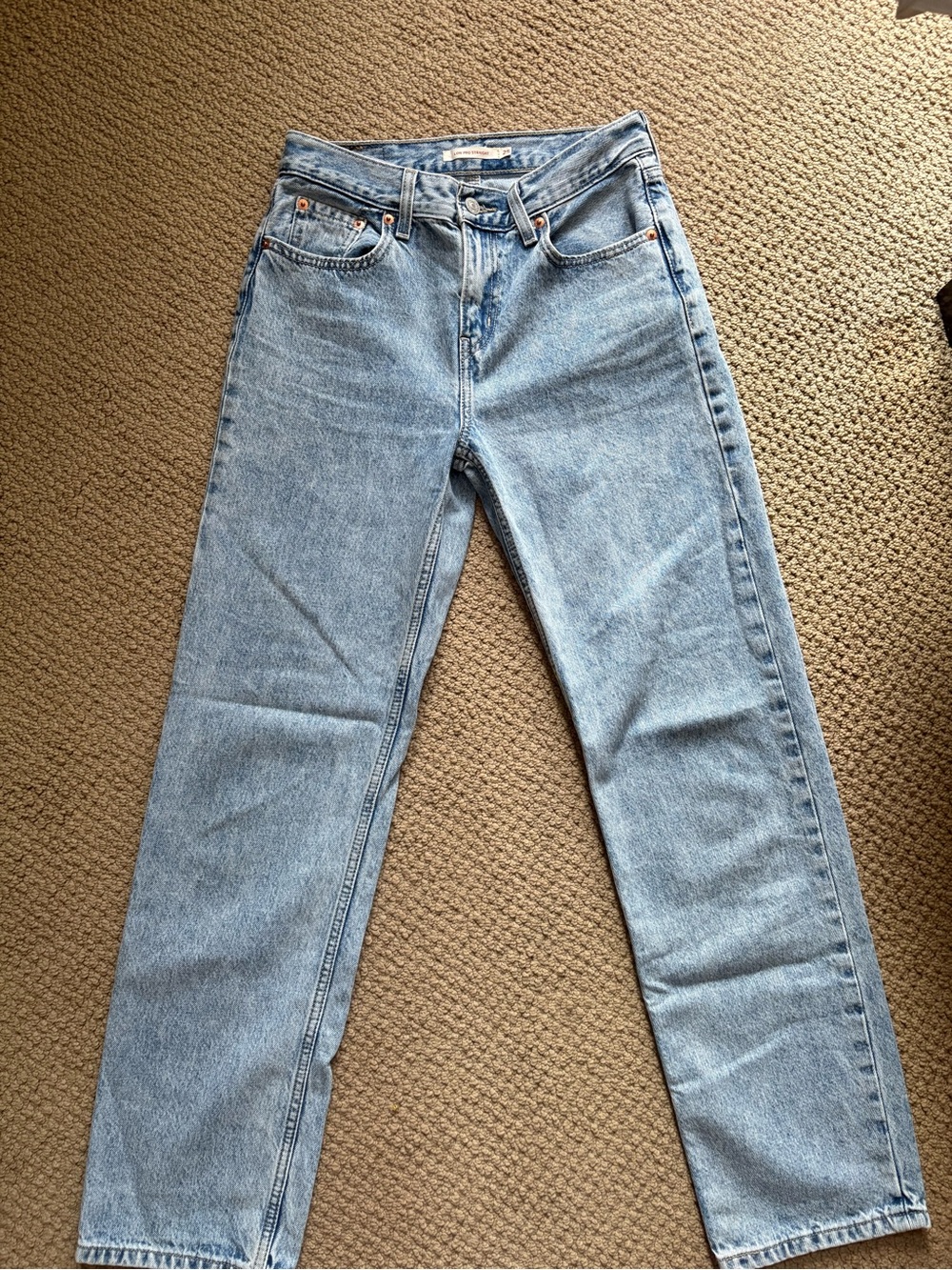 Levi's Light Blue Straight Leg Women's Jeans